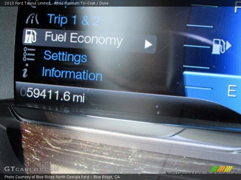 White Platinum Tri-Coat / Dune 2013 Ford Taurus Limited