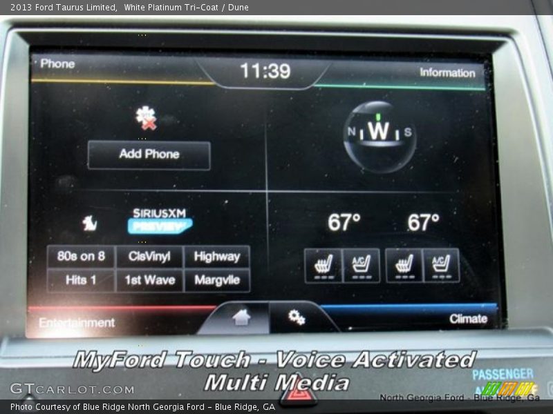 White Platinum Tri-Coat / Dune 2013 Ford Taurus Limited