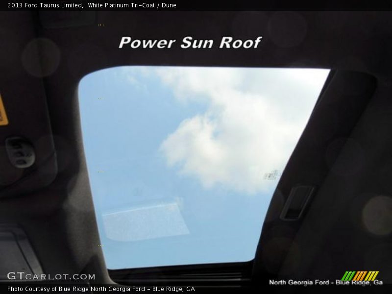 White Platinum Tri-Coat / Dune 2013 Ford Taurus Limited