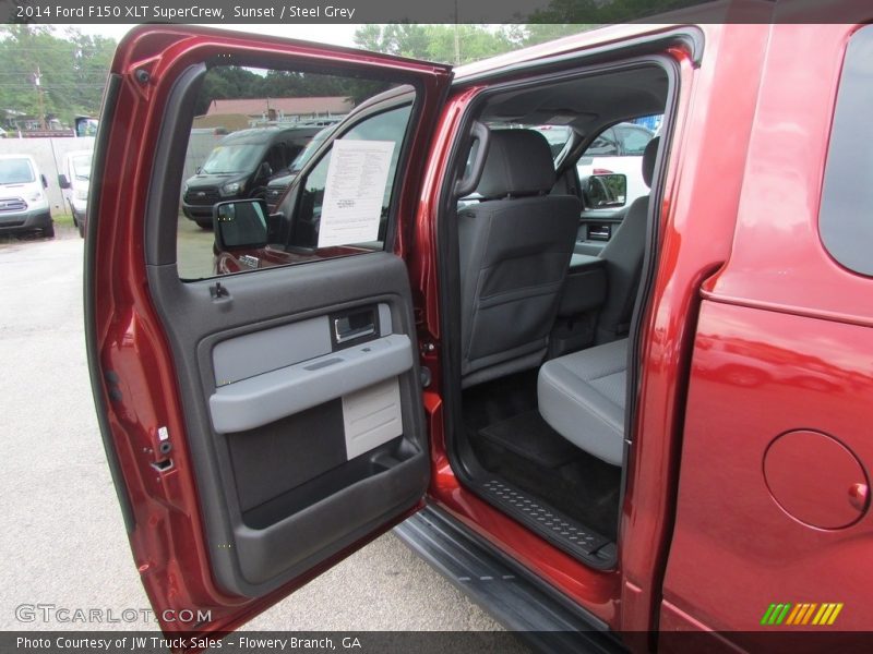 Sunset / Steel Grey 2014 Ford F150 XLT SuperCrew