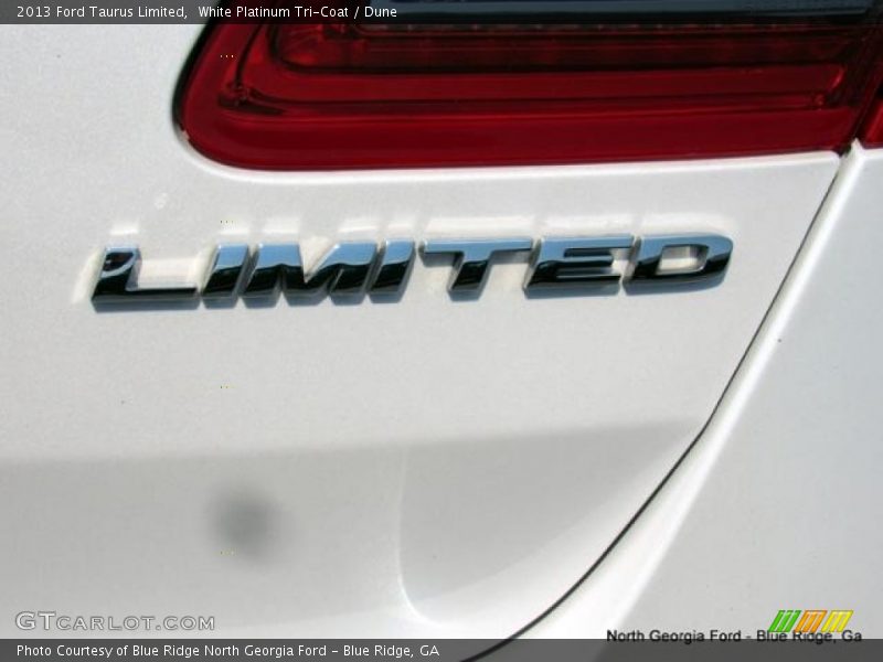 White Platinum Tri-Coat / Dune 2013 Ford Taurus Limited