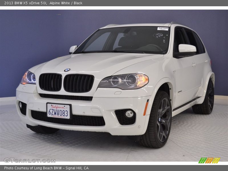 Alpine White / Black 2013 BMW X5 xDrive 50i