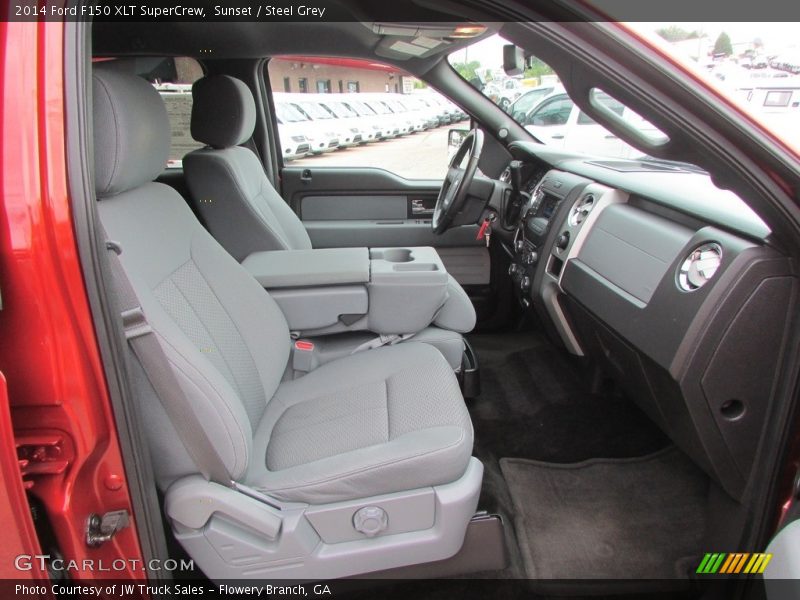 Sunset / Steel Grey 2014 Ford F150 XLT SuperCrew