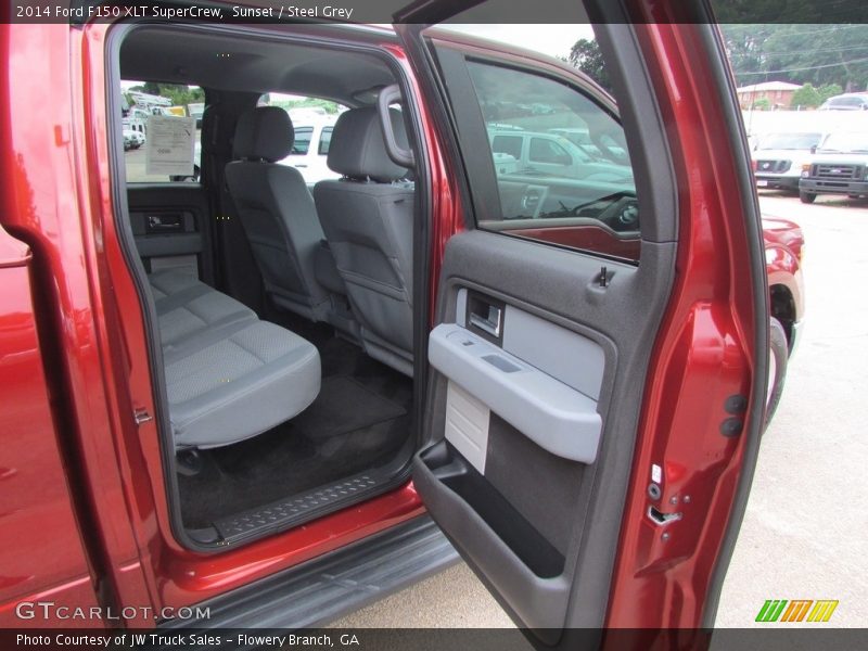 Sunset / Steel Grey 2014 Ford F150 XLT SuperCrew