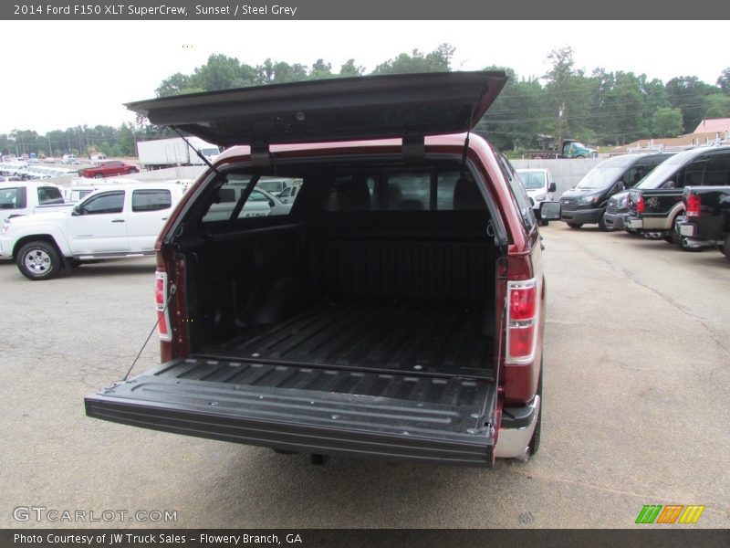 Sunset / Steel Grey 2014 Ford F150 XLT SuperCrew