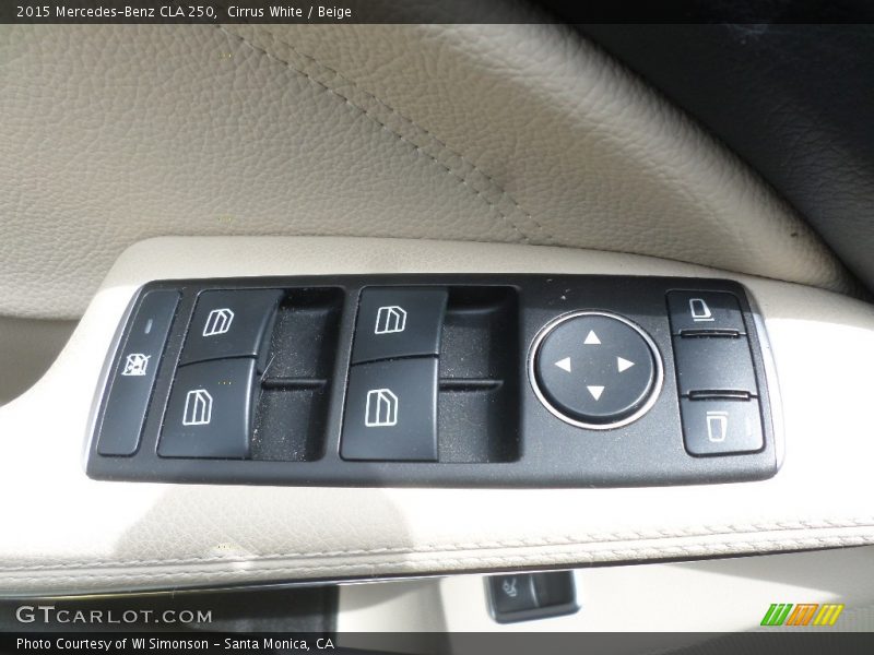 Cirrus White / Beige 2015 Mercedes-Benz CLA 250
