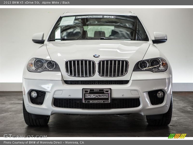 Alpine White / Black 2013 BMW X5 xDrive 50i