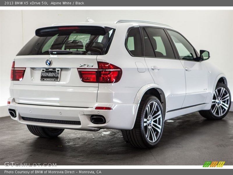 Alpine White / Black 2013 BMW X5 xDrive 50i