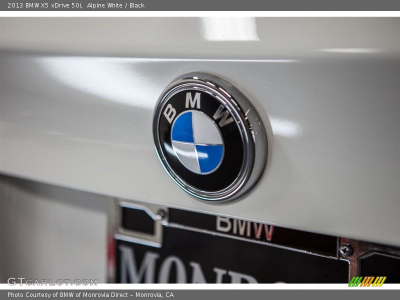 Alpine White / Black 2013 BMW X5 xDrive 50i