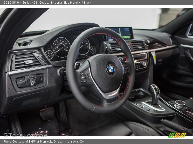 Imperial Blue Metallic / Black 2016 BMW 4 Series 428i Coupe