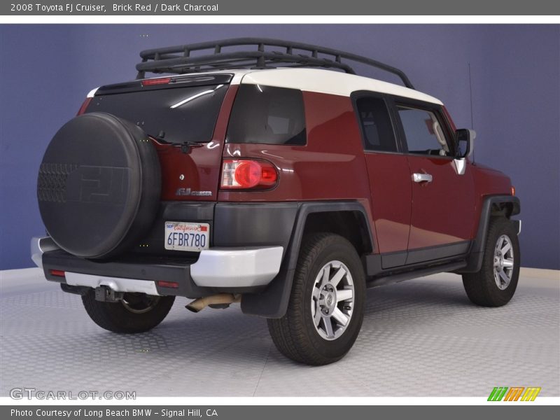 Brick Red / Dark Charcoal 2008 Toyota FJ Cruiser