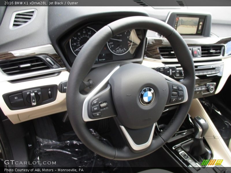 Jet Black / Oyster 2016 BMW X1 xDrive28i