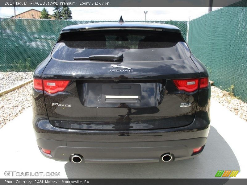 Ebony Black / Jet 2017 Jaguar F-PACE 35t AWD Premium