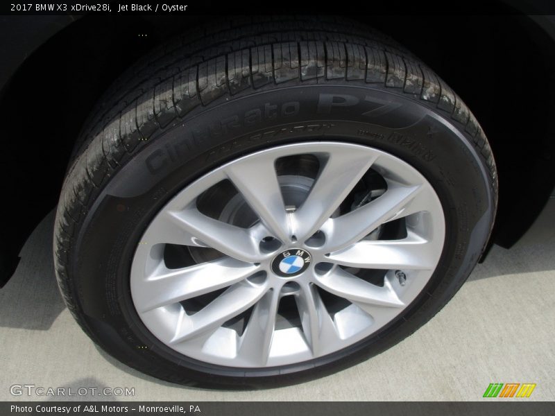 Jet Black / Oyster 2017 BMW X3 xDrive28i