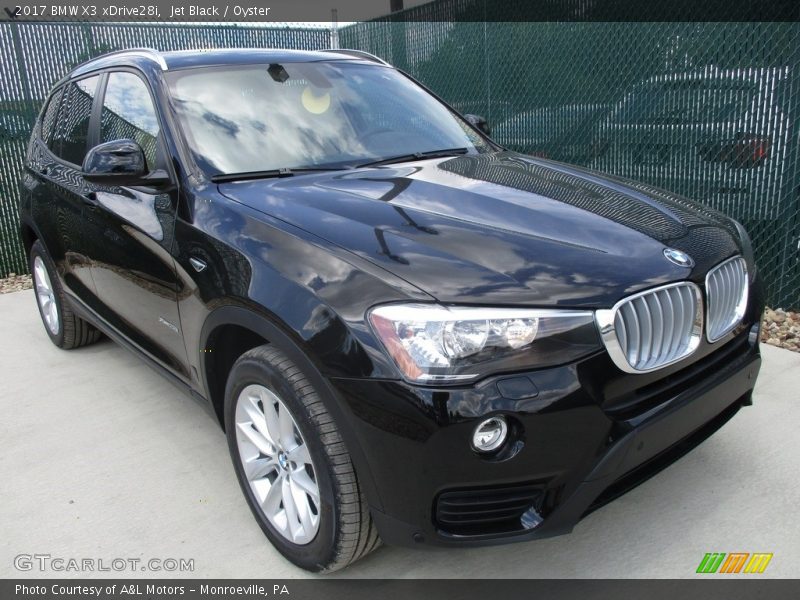 Jet Black / Oyster 2017 BMW X3 xDrive28i