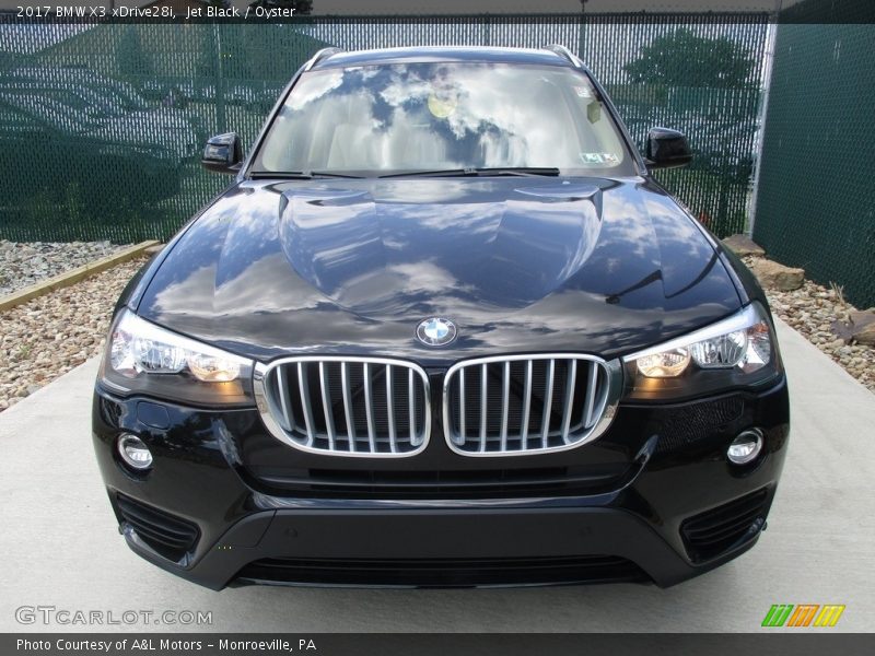 Jet Black / Oyster 2017 BMW X3 xDrive28i