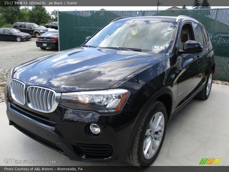 Jet Black / Oyster 2017 BMW X3 xDrive28i