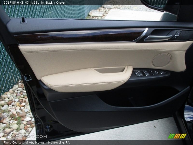 Jet Black / Oyster 2017 BMW X3 xDrive28i