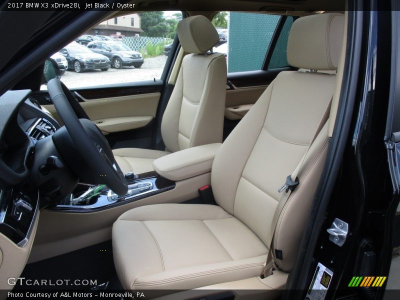 Jet Black / Oyster 2017 BMW X3 xDrive28i