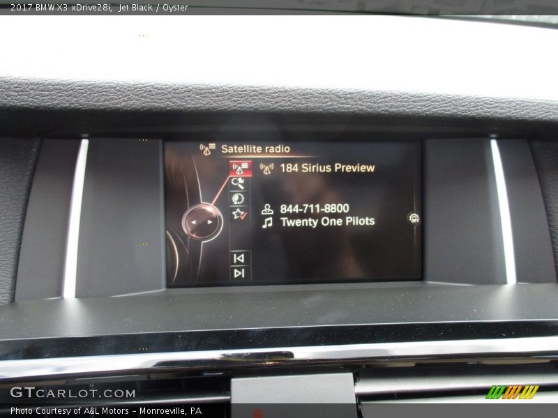 Jet Black / Oyster 2017 BMW X3 xDrive28i