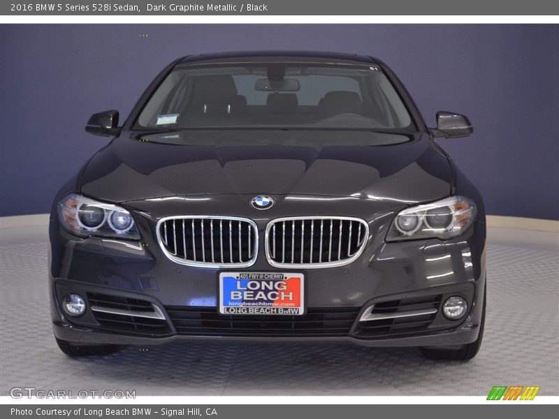 Dark Graphite Metallic / Black 2016 BMW 5 Series 528i Sedan