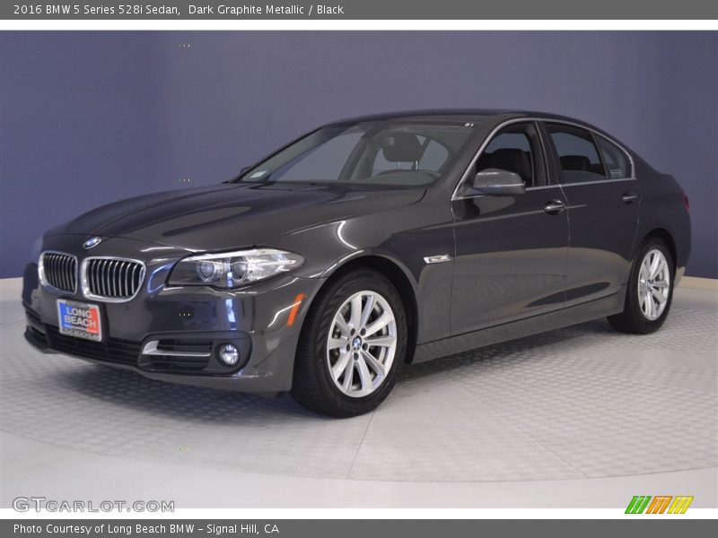 Dark Graphite Metallic / Black 2016 BMW 5 Series 528i Sedan