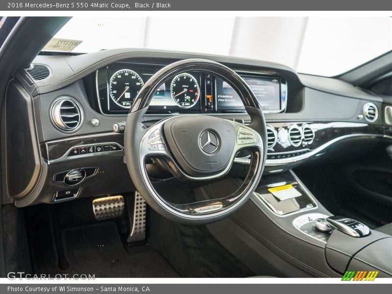 Black / Black 2016 Mercedes-Benz S 550 4Matic Coupe