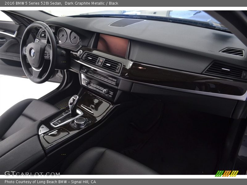 Dark Graphite Metallic / Black 2016 BMW 5 Series 528i Sedan