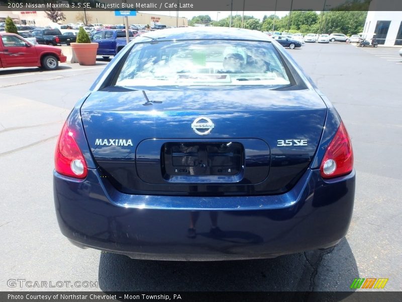Majestic Blue Metallic / Cafe Latte 2005 Nissan Maxima 3.5 SE