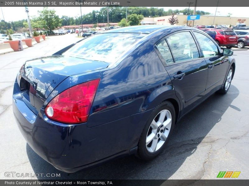 Majestic Blue Metallic / Cafe Latte 2005 Nissan Maxima 3.5 SE