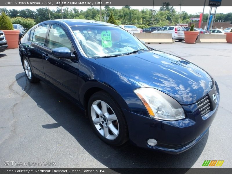 Majestic Blue Metallic / Cafe Latte 2005 Nissan Maxima 3.5 SE