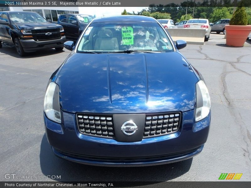 Majestic Blue Metallic / Cafe Latte 2005 Nissan Maxima 3.5 SE