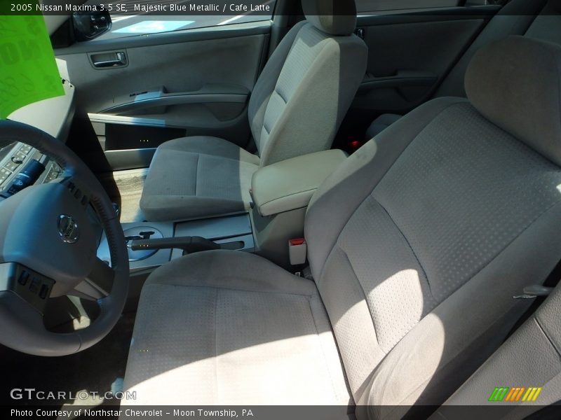 Majestic Blue Metallic / Cafe Latte 2005 Nissan Maxima 3.5 SE