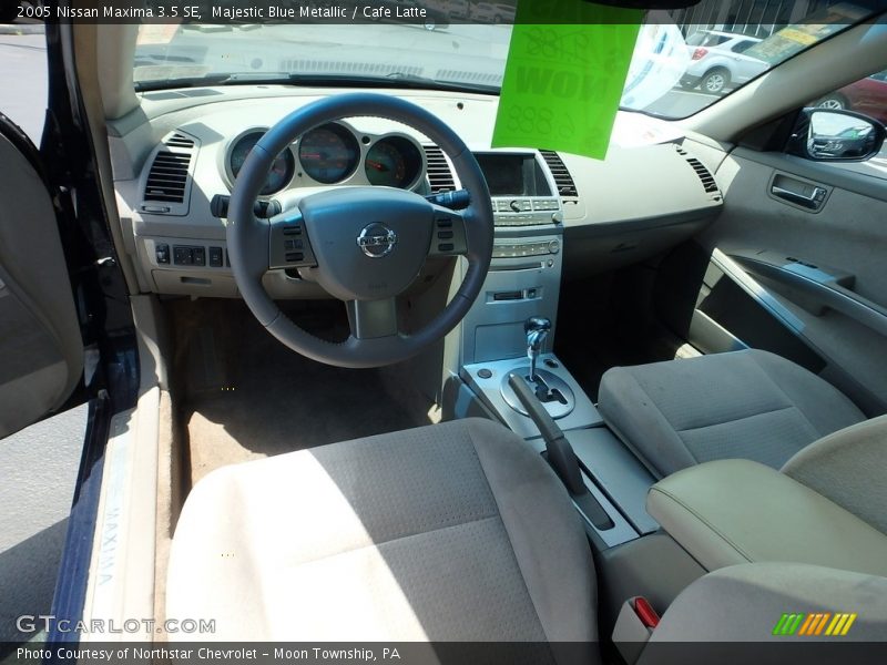 Majestic Blue Metallic / Cafe Latte 2005 Nissan Maxima 3.5 SE
