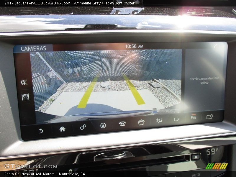 Ammonite Grey / Jet w/Light Oyster 2017 Jaguar F-PACE 35t AWD R-Sport