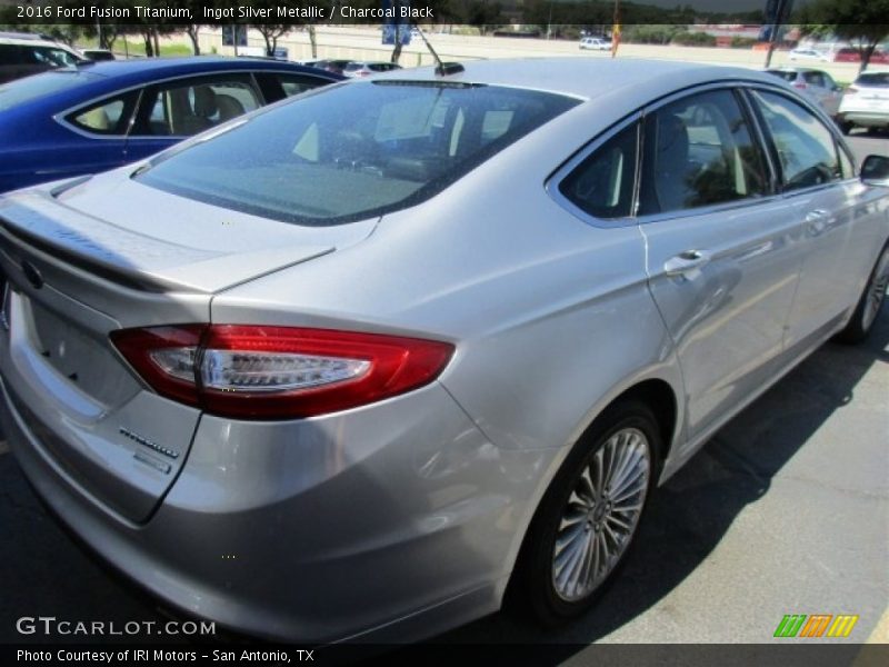 Ingot Silver Metallic / Charcoal Black 2016 Ford Fusion Titanium