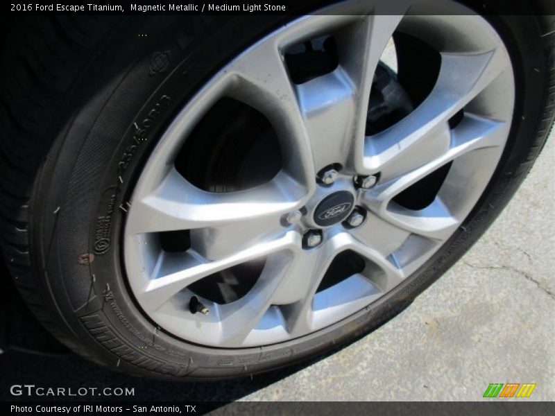 Magnetic Metallic / Medium Light Stone 2016 Ford Escape Titanium