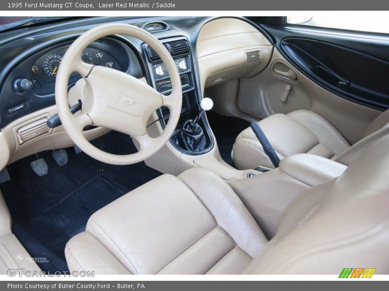  1995 Mustang GT Coupe Saddle Interior