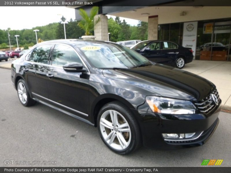 Black / Titan Black 2012 Volkswagen Passat V6 SEL