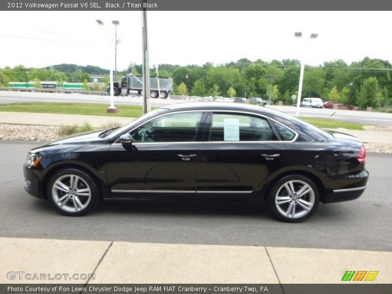 Black / Titan Black 2012 Volkswagen Passat V6 SEL