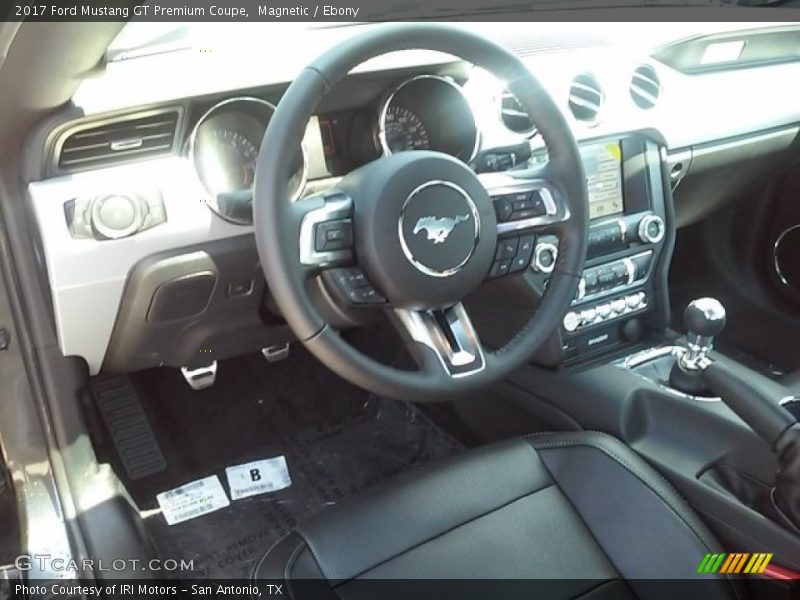 Magnetic / Ebony 2017 Ford Mustang GT Premium Coupe