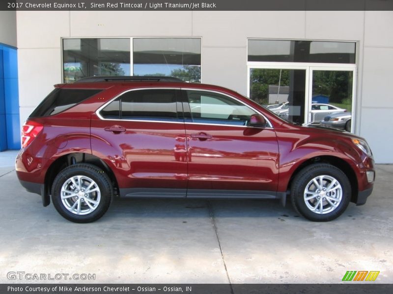 Siren Red Tintcoat / Light Titanium/Jet Black 2017 Chevrolet Equinox LT