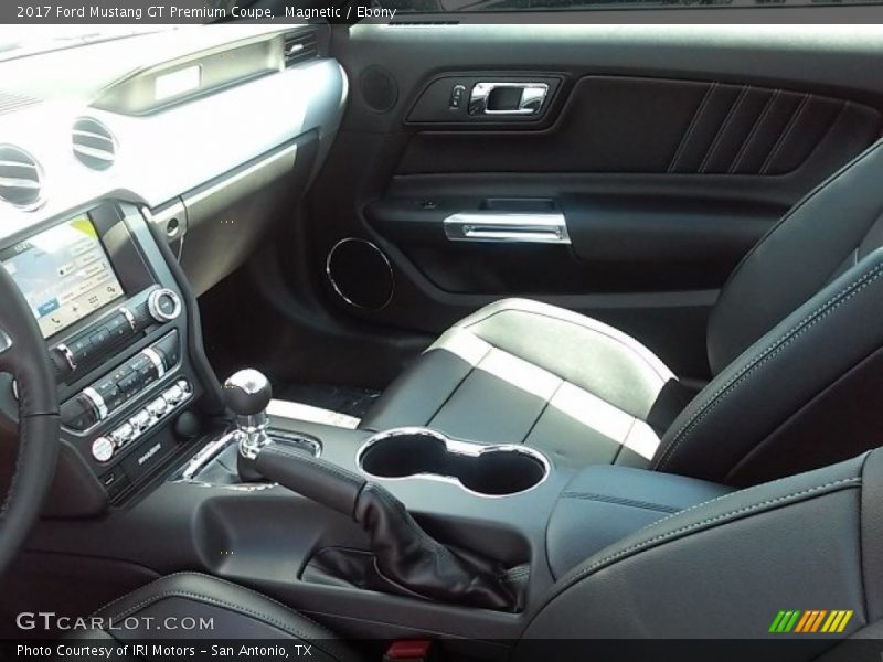 Magnetic / Ebony 2017 Ford Mustang GT Premium Coupe