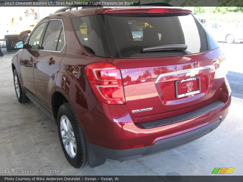 Siren Red Tintcoat / Light Titanium/Jet Black 2017 Chevrolet Equinox LT