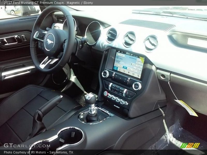 Magnetic / Ebony 2017 Ford Mustang GT Premium Coupe