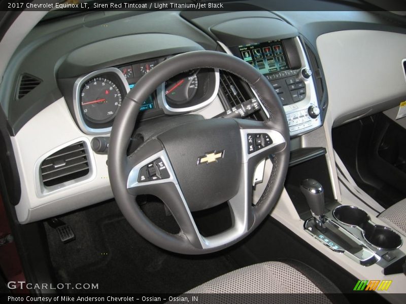 Siren Red Tintcoat / Light Titanium/Jet Black 2017 Chevrolet Equinox LT