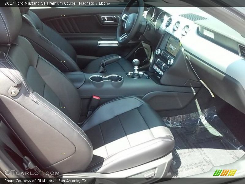 Magnetic / Ebony 2017 Ford Mustang GT Premium Coupe