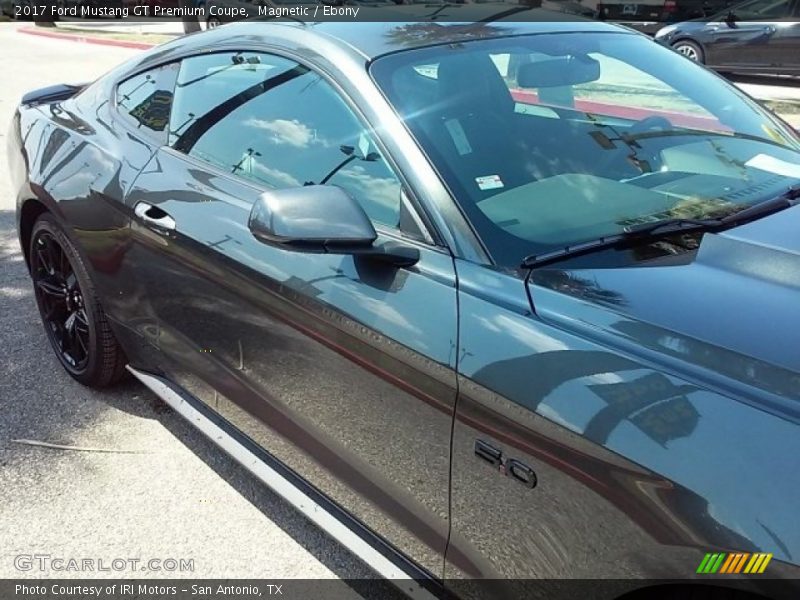 Magnetic / Ebony 2017 Ford Mustang GT Premium Coupe