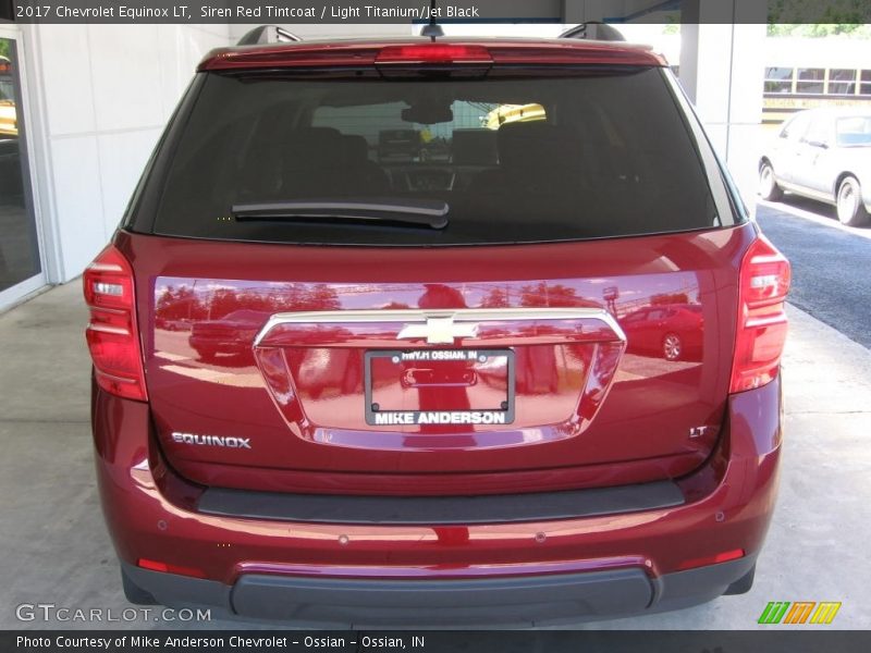 Siren Red Tintcoat / Light Titanium/Jet Black 2017 Chevrolet Equinox LT