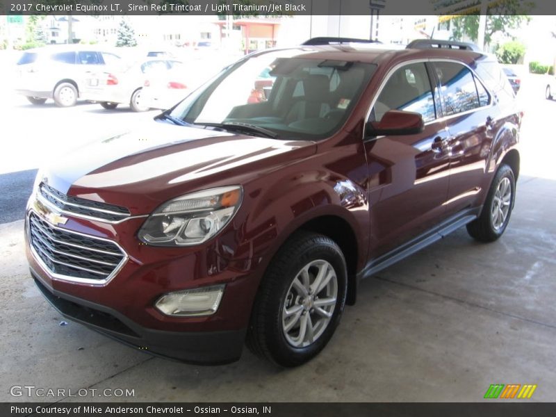 Siren Red Tintcoat / Light Titanium/Jet Black 2017 Chevrolet Equinox LT